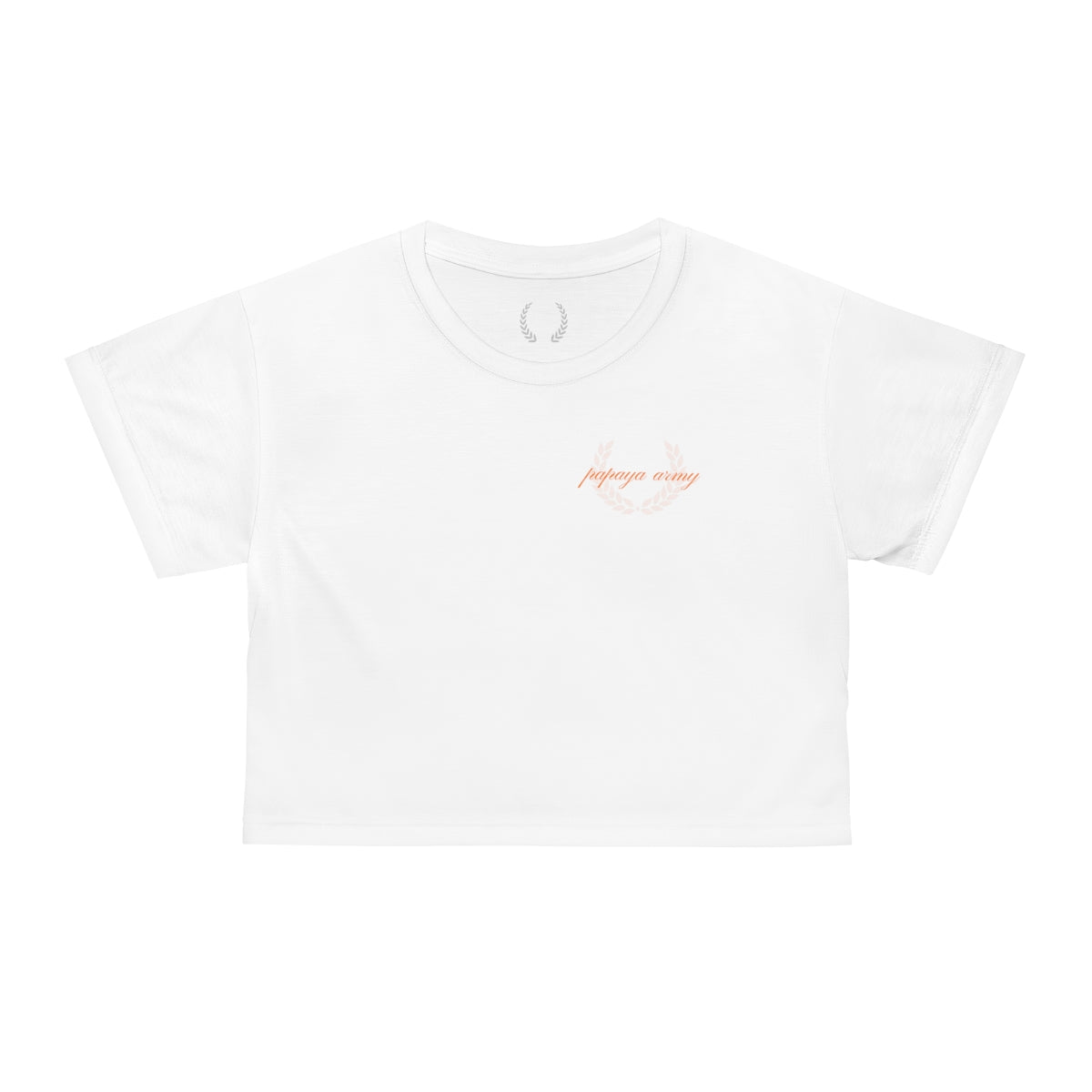 Papaya Army McLaren Crop Top for Formula 1 by The Paddock Collection